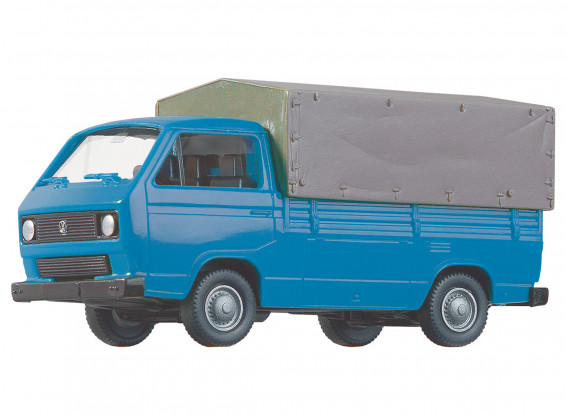 HO Scale VW T3 Pick Up Truck with Covered Cargo Bed