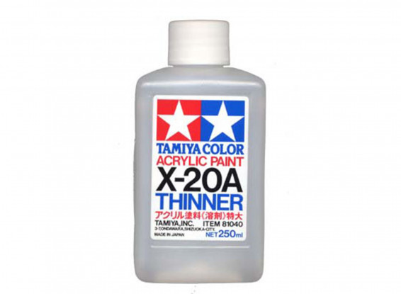 Tamiya X-20A Acrylic Thinner (250ml bottle)