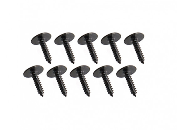 WL Toys K989 1:28 Scale Rally Car - Replacement M1.7x8mm Screws with Skirt K989-15 (10pc)