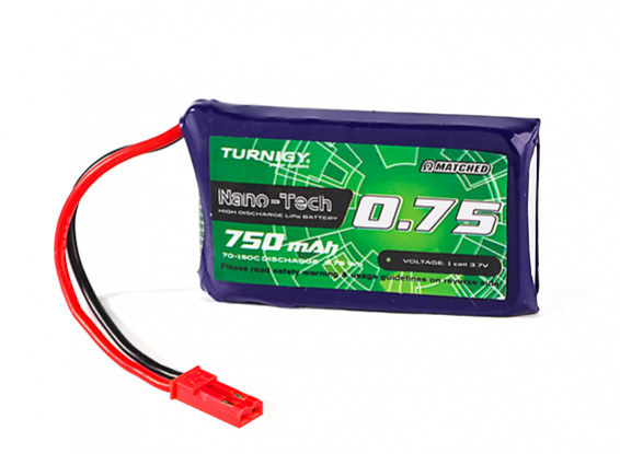 Turnigy Nano-Tech 750mAh 1S 70C Lipo Pack (JST+Walker) (HR Technology)