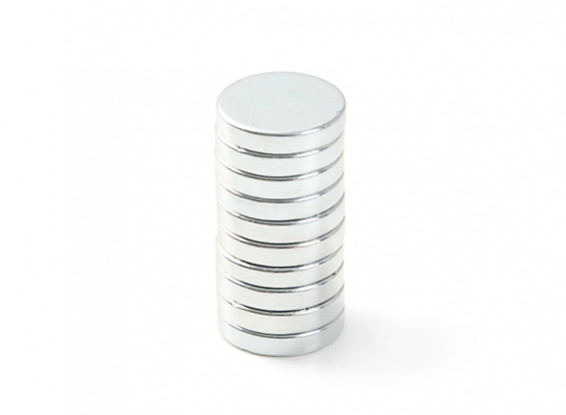 Neodymium Button Magnet 10x2mm (10pcs)