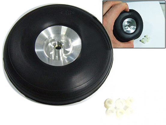 Escala hub liga 1.75inch roda de borracha