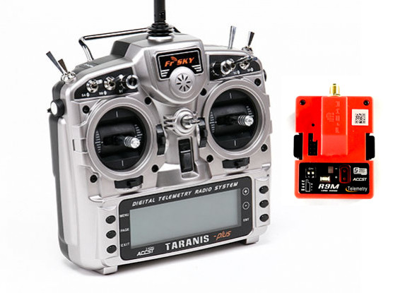 FrSky 2.4GHz ACCST TARANIS X9D PLUS Digital Telemetry Radio System (Mode 2) w/R9M