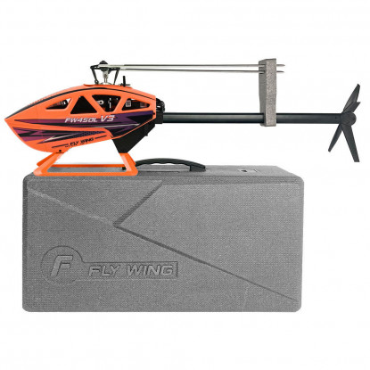 FLYWING (PNF) FW450L V3 6ch RC Smart Helicopter w/H1 GPS Stabilization  System (Orange)