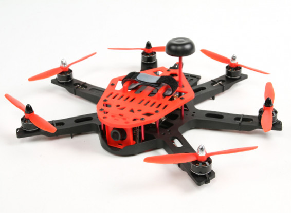 SCRATCH/DENT - KINGKONG HEX 300 FPV (PnP) (Red)