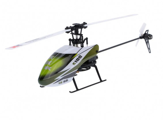 XK (RTF) K100 6ch CP Micro Helicóptero 3D com giroscópio de 3/6 eixos comutável e modo Hover