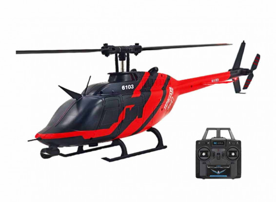 RC ERA C138 (RTF) Bell 206 Flybarless RC Helicopter w/Tx, 6-Axis Gyro & Barometric Altitude Hold (Red/Black)