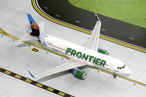 Gemini Jets Frontier Airlines Airbus A320-200 N227FR 1:200 Diecast Model G2FFT514