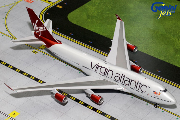 Gemini Jets Virgin Atlantic Airways Boeing B747-400 G-VLXG 1:200 Diecast Model G2VIR608