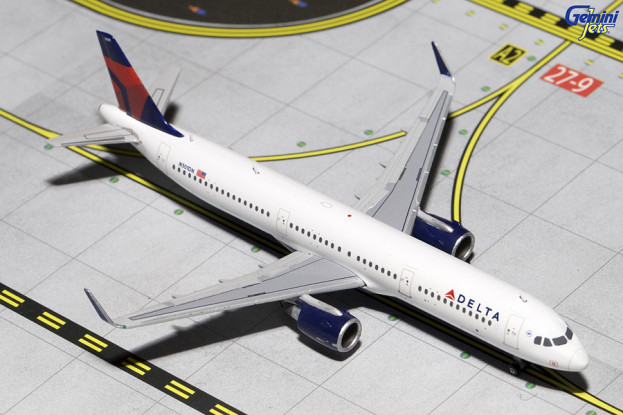 Gemini Jets Delta Airlines Airbus A321-200 'Sharklets' N301DN 1:400 scale GJDAL1411