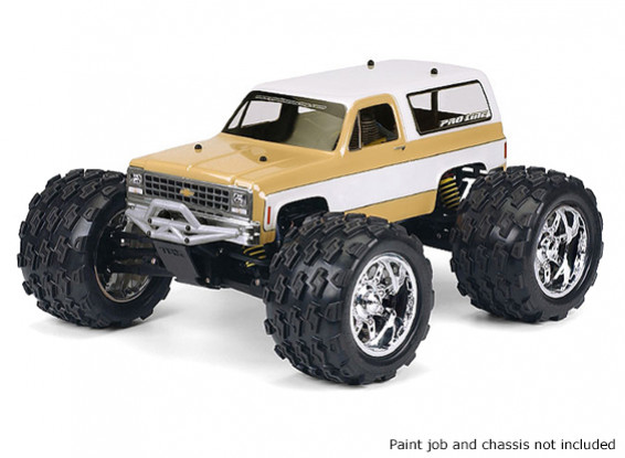 Pro-Line 1/10 Scale 1980 Chevy Blazer Clear Body Para Monster Trucks / Crawlers