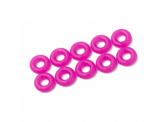 O-ring Kit 3mm (Neon roxo) (10pcs / saco)