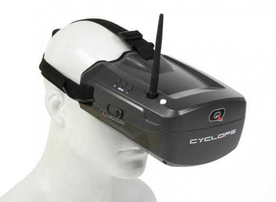 Quanum Cyclops FPV Goggle w / monitor integrado e receptor