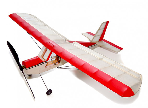 Aeromax Micro interior Balsa Avião 400 milímetros Kit w / Motor
