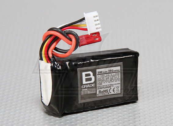 Bateria B-Grade 350mAh 3S 25C Lipoly