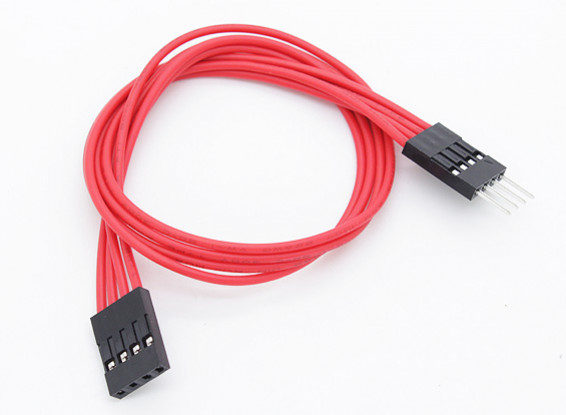 250 milímetros de 4 pinos cabo de extensão de LED RGB Multi-Function driver / controlador