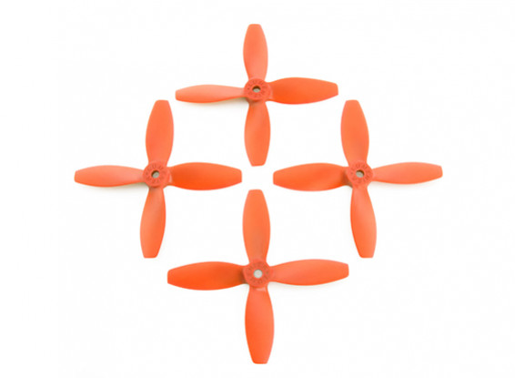 Lumenier FPV Corrida Hélices 4040 4-Blade Orange (CW / CCW) (2 pares)