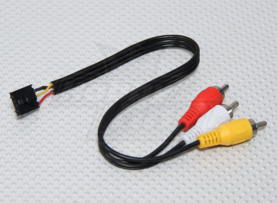 Fatshark FPV 5 Pin Molex para A / V fichas dos cabos de conexão