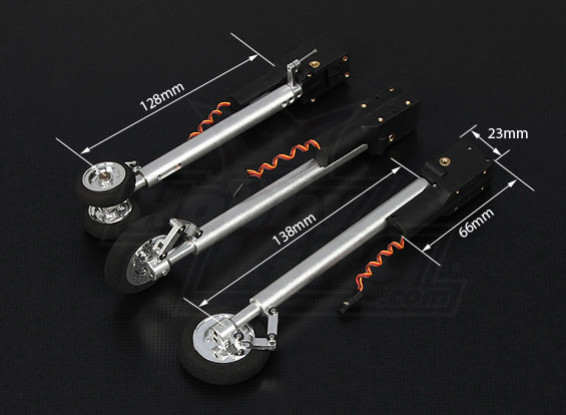 Turnigy DSR 0,60 classe Tricycle Retracção Sistema F-14 Estilo