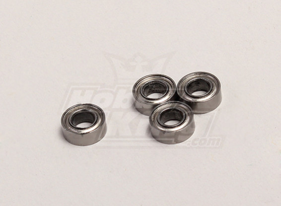 Ball Bearing 8 * 4 * 3 - 1/18 4WD RTR On-Road Deriva / Short Course / Corrida Buggy (4pcs)