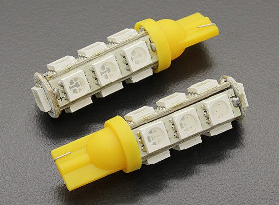 LED milho luz 12V 2.6W (13 LED) - amarelas (2pcs)