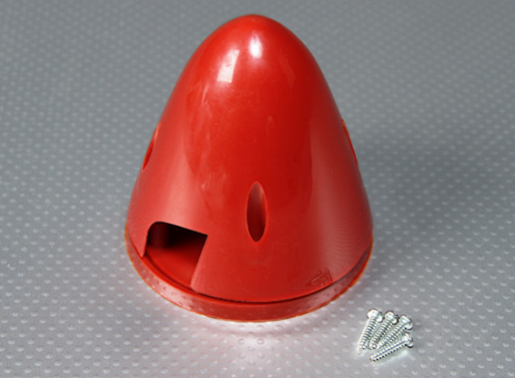Nylon 83 milímetros Spinner (vermelho)