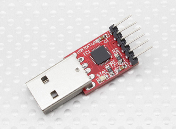Cabo SATA Micro - USB 2.0 para TTL UART 6pin Module CP2102 Conversor Serial
