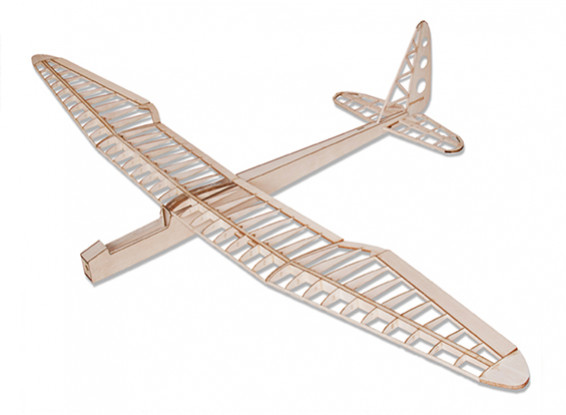 Sunbird Glider elétrica Laser Cut Balsa Kit 1600 milímetros (Kit)