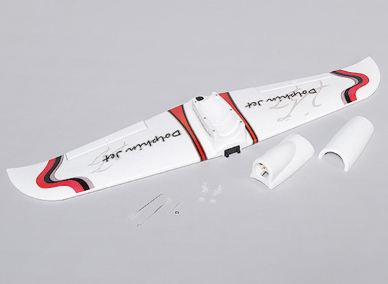 Dolphin Jet EPO 1.010 milímetros - Substituição ala principal w / EDF & Pusher Tampa