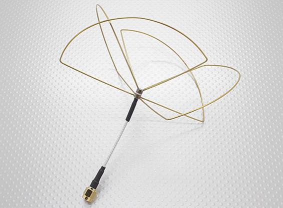 1.2GHz Circular polarizada antena RP-SMA (somente receptor)