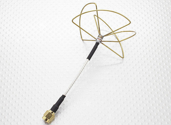 2.4 GHz Circular polarizada antena SMA (somente receptor)