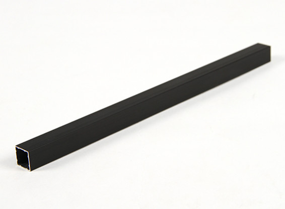 Alumínio tubo quadrado DIY Multi-Rotor 12.8x12.8x230mm (.5Inch) (Black)