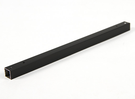 Alumínio tubo quadrado DIY Multi-Rotor 12.8x12.8x230mm X525 (.5Inch) (Black)