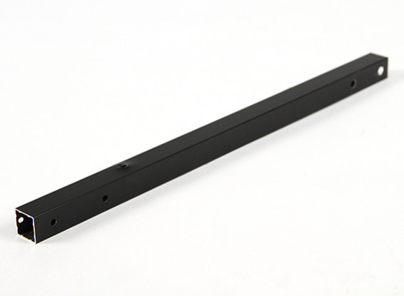 Alumínio tubo quadrado DIY Multi-Rotor 12.8x12.8x250mm X525 (.5Inch) (Black)