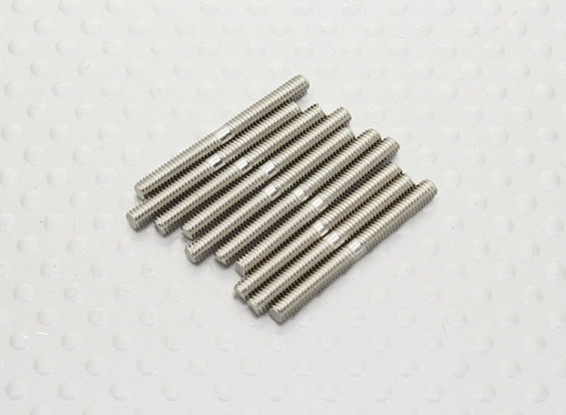 M2.5 x 25 milímetros de aço de envio Rod (10pc)
