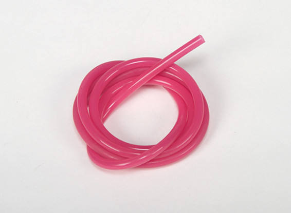 Heavy Duty Silicone combustível da tubulação Pink (Nitro) (1 mtr)