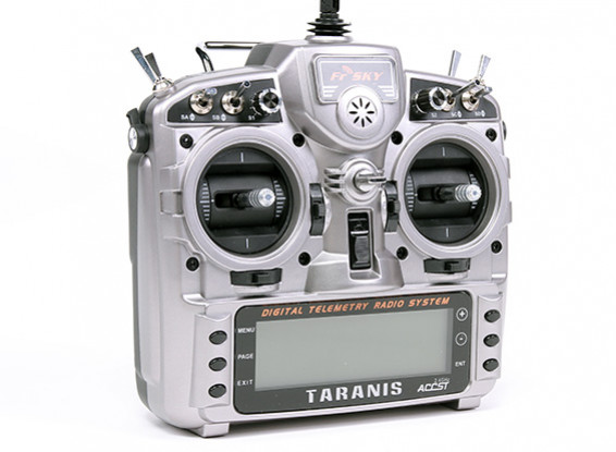 FrSky 2.4GHz ACCST TARANIS X9D Sistema Digital Radio Telemetry (Modo 1) Nova bateria