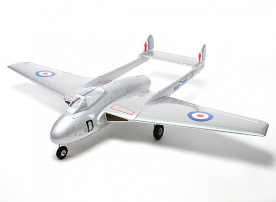 De Havilland Vampire 90 milímetros EDF Composite 1,410 milímetro (ARF)