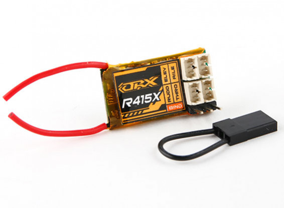 OrangeRx R415X DSMX / DSM2 Compatível 4Ch Micro 2.4Ghz Receiver