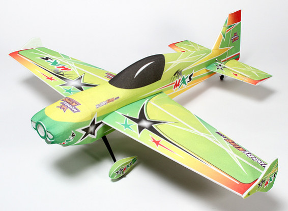 HobbyKing® ™ MXS EPP / Luz Plywood 3D Aerobatic Plane 1.220 milímetros (ARF)