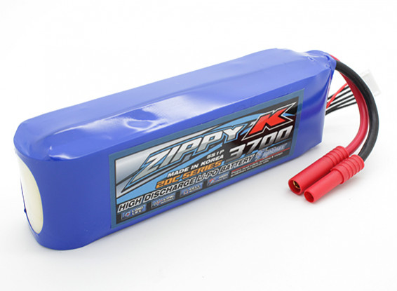 Bateria Zippy-K Flightmax 3700mah 5S1P 20C Lipoly