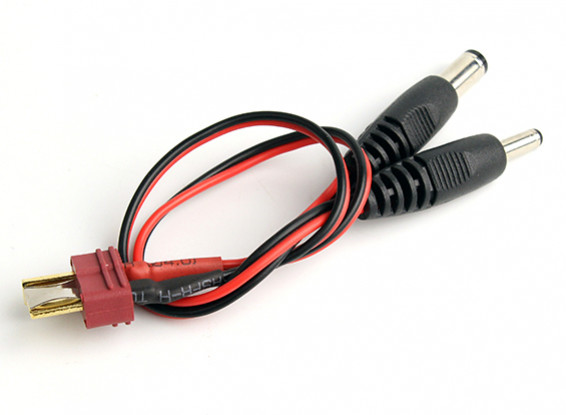T Connector para 2 DC Jack Macho Conectores (1pc)