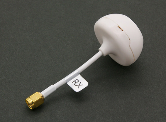 5.8GHz Circular polarizada antena com tampa para o receptor (RP-SMA) (RHCP)