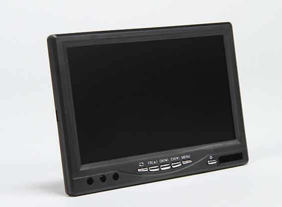 7 polegadas 720 × 576 (PAL) 720 × 480 DVR (NTSC) 5.8Ghz 32CH FPV Monitor e receptor com DVR SkyZone RC800