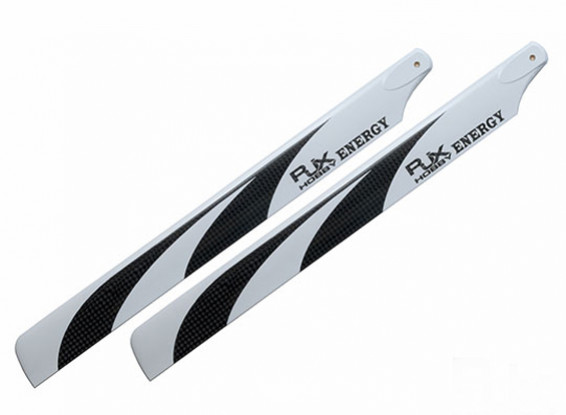 RJX FBL 353 mm de fibra de carbono principal Blades para Chefes flybarless