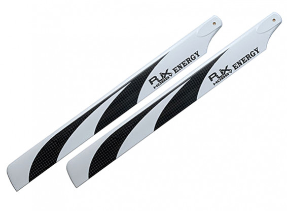 RJX FBL 363mm Carbon Fiber Blades principal de Chefes flybarless