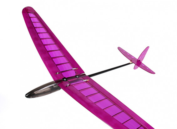 HobbyKing ™ Mini DLG Pro w / ailerons Balsa - 990 milímetros Roxo (PNF)