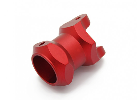 CNC de alumínio 16 milímetros Folding Multi-Rotor lança titular (Red)