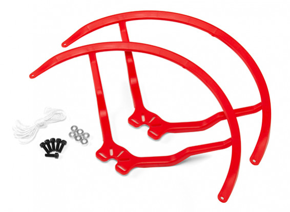 9 Inch Plastic Universal Multi-Rotor hélice Guard - Red (2set)