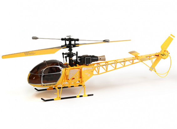 WLToys V915 2.4G 4CH Helicopter (pronto para voar) - Amarelo